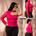 Y3563 BLUSA BENGALINA FUCSIA
