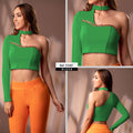 Y3587 BLUSA PUNTI ROMA VERDE