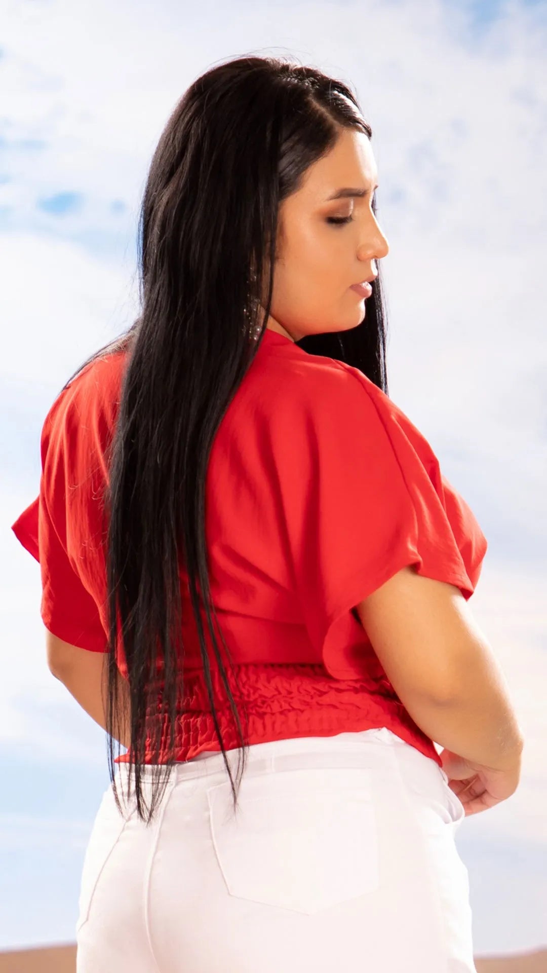 Y3712 BLUSA ROJO