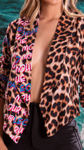Y3720 BLAZER ANIMAL PRINT