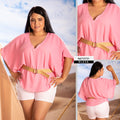 Y3731 BLUSA CAPRI ROSADO
