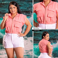Y3741 BLUSA CAPRI CORAL
