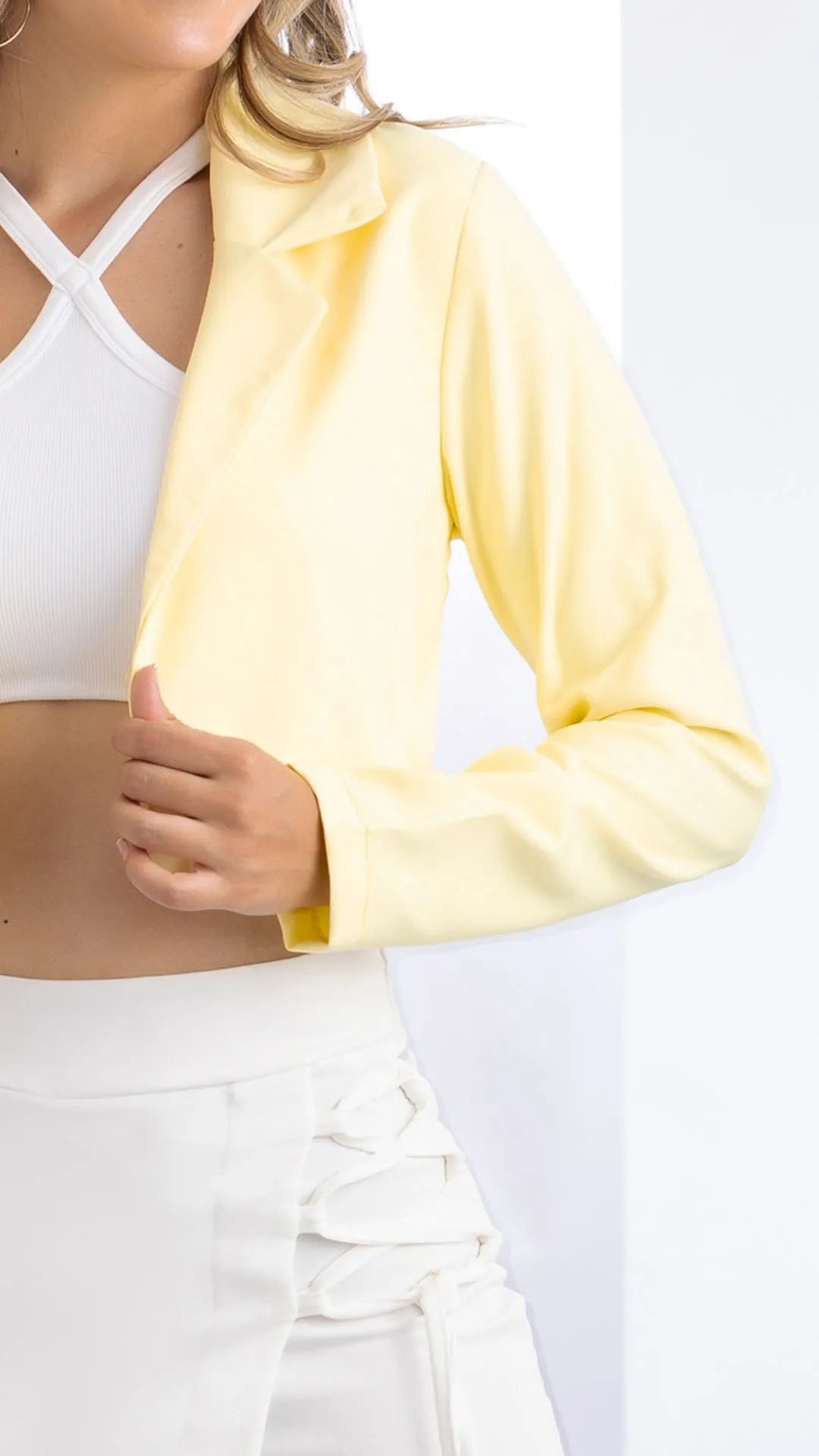 Y3758 BLAZER NOCHES DE VIENA AMARILLO