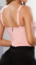 Y3809 BLUSA BENGALINA PALO DE ROSA