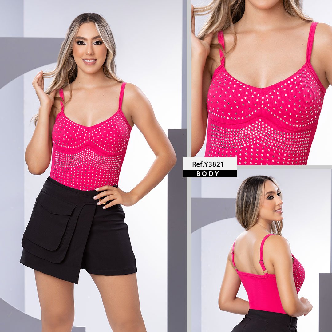 Y3821 BODY RIB NOBELLE FUCSIA