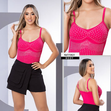 Y3821 BODY RIB NOBELLE FUCSIA