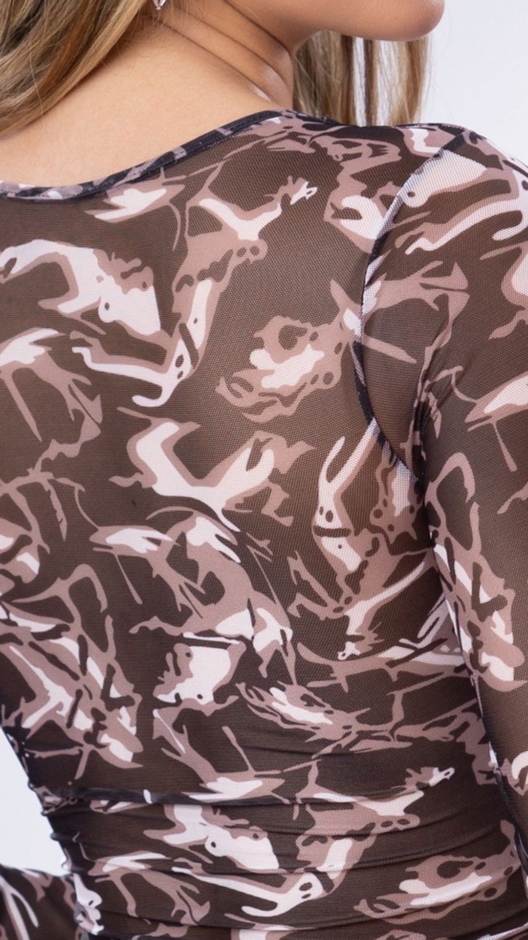 Y3825 BODY MAYATEX ESTAMPADO NEGRO