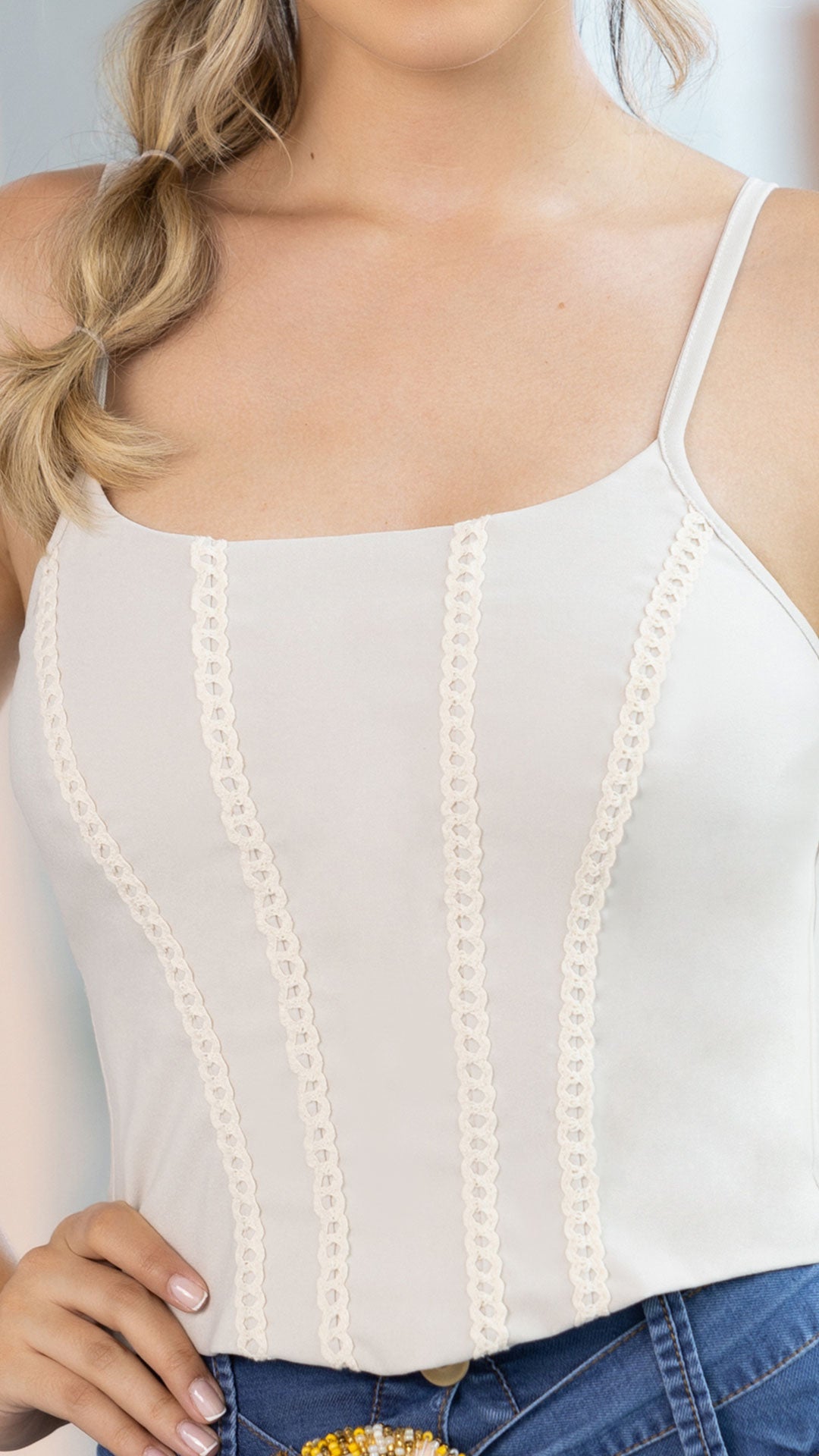 Y3869 BLUSA BEGALINA CAMEL
