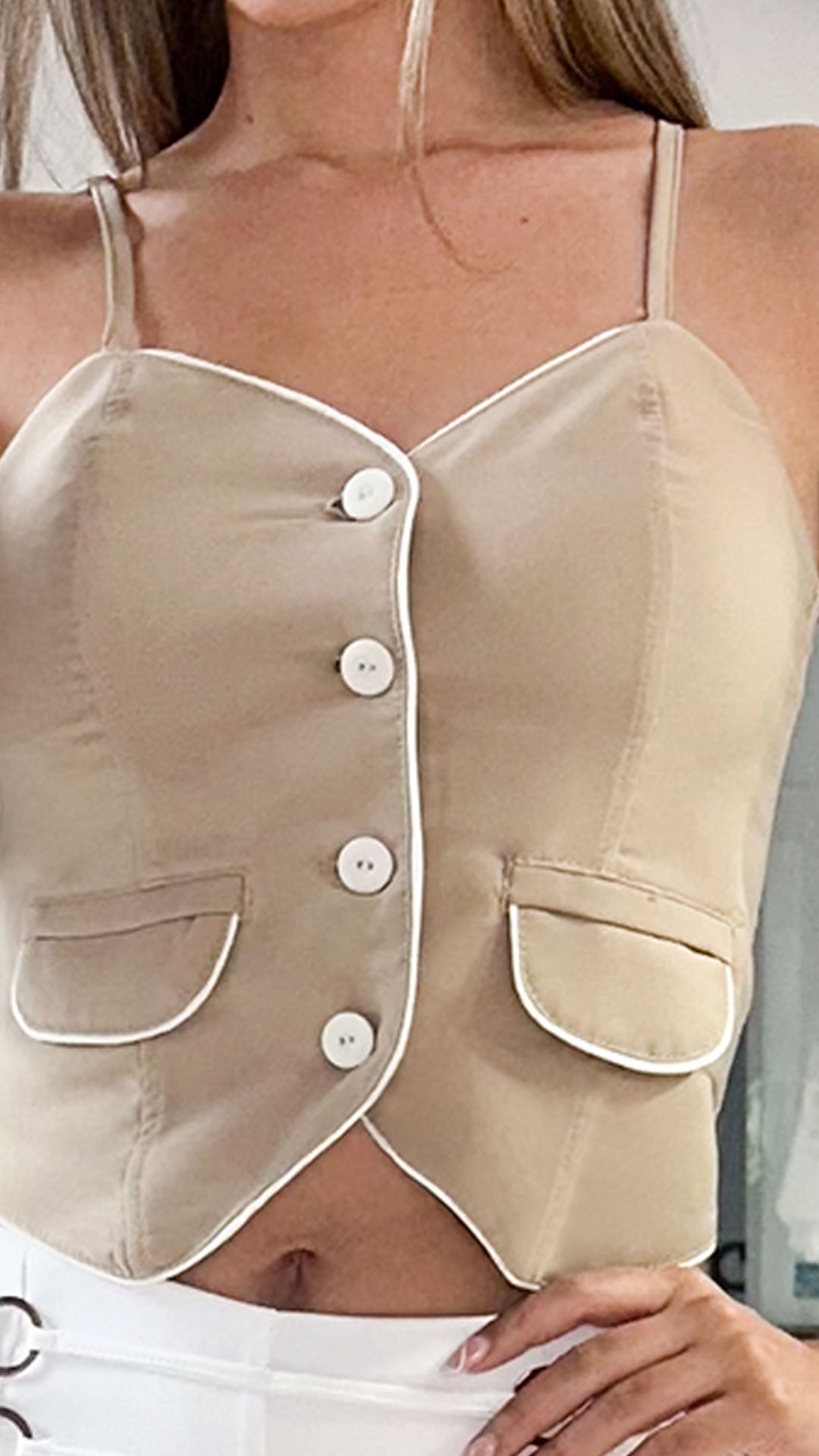 Y3908 BLUSA NOCHES DE VIENA CAMEL