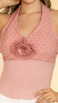 Y3912 BLUSA BENGALINA PALO DE ROSA